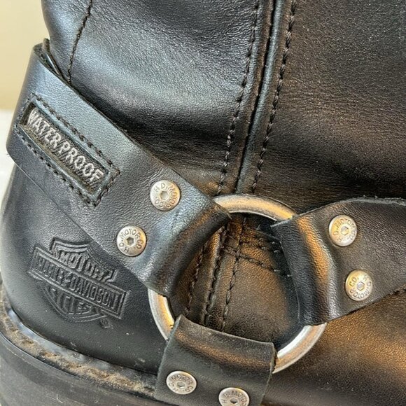 Men's 9.5M Harley Davidson Harness Motorcycle Boots Biker Outdoors Protection - Picture 6 of 10